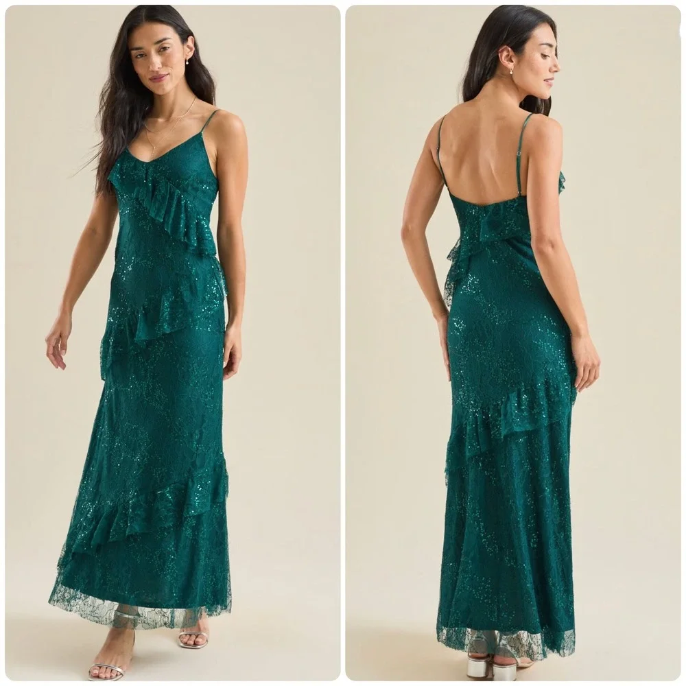 altar'd state green lace dress Altar'd State | Baylor Embroidered Maxi Dress | SAGE | Material: 80% Polyester, 20% Rayon Lining: 100% Polyester